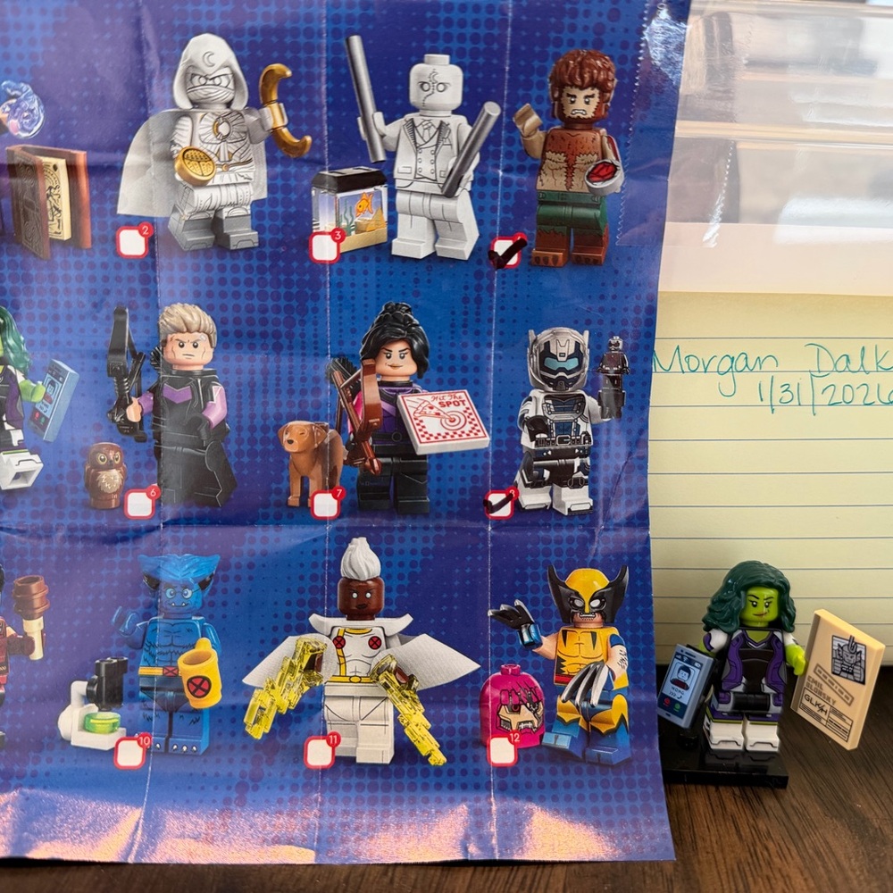 LEGO Marvel Minifigure Series-She Hulk, #5 in set